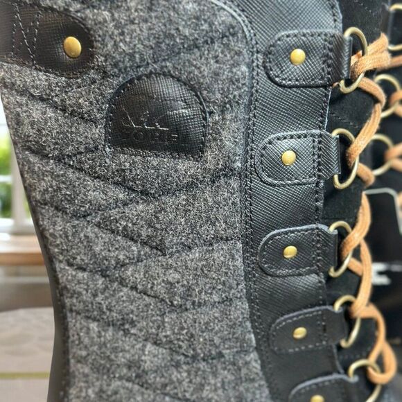 Sorel $199 Tofino II Waterproof Insulated Snow Shearling Duck Boots Black Women’ - Picture 8 of 11